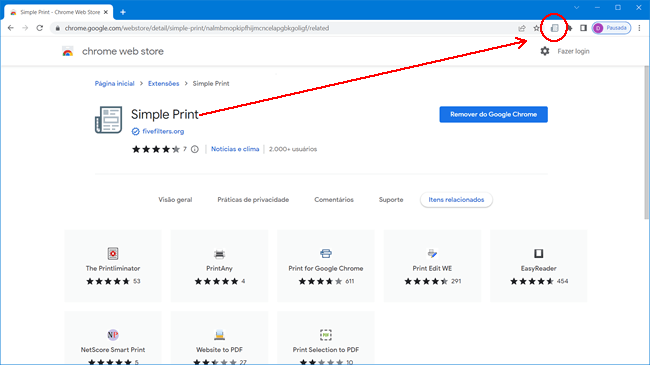 como fixar extensao chrome img5